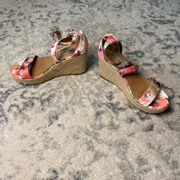 Steve Madden Montauk Espadrille  Wedge Sandal - Picture 3 of 4